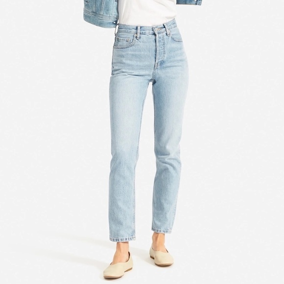 Everlane Denim - NWT Everlane High Rise The 90’s Cheeky Straight Jean – Vintage Sunbleached Blue